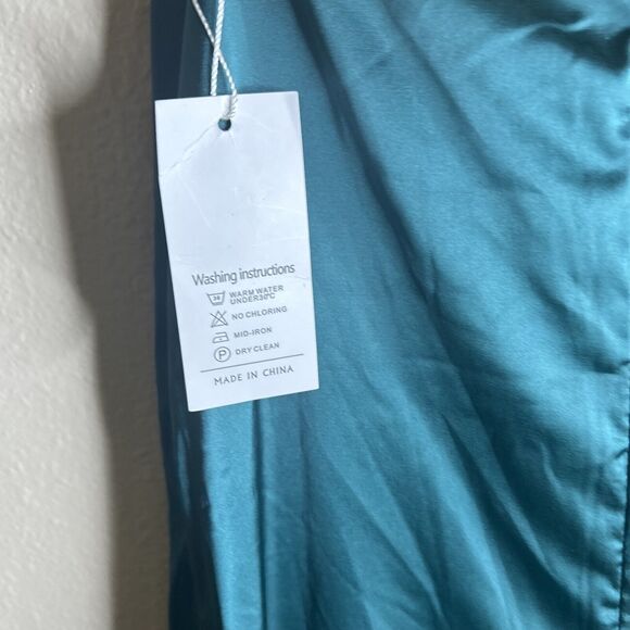 Xxxiticat Green Midi Dress Sexy Spaghetti Strap Size Medium - Picture 9 of 14